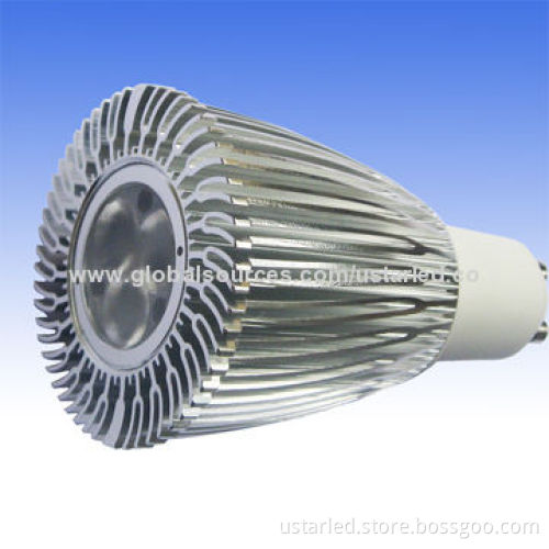 Dimmable 3x3 GU10 LED Light Fixtures, AC/DC 12V, Pure Aluminum, CE and RoHS, Whole Lens, CRI>75